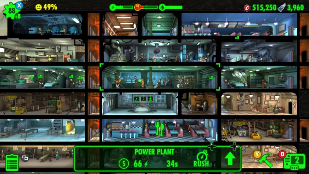 fallout shelter in game purchases not showing up
