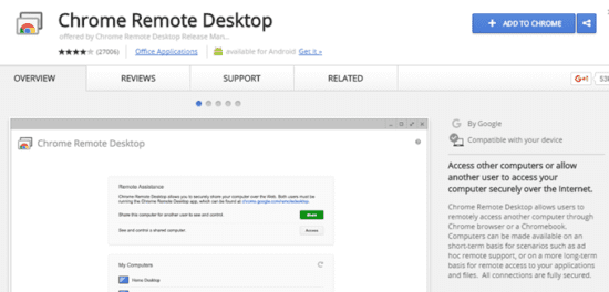 google chrome remote desktop virus