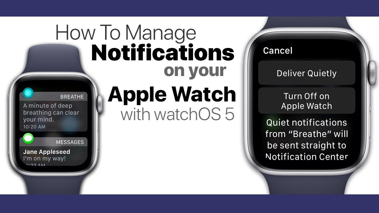 Ways to Manage Notifications on Apple Watch Ordoh