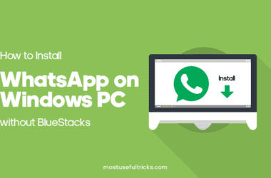 how to use whatsapp in desktop without bluestacks